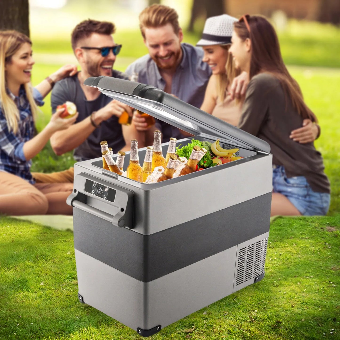 VEVOR Mini Réfrigérateur Frigo Portable 55L Voiture